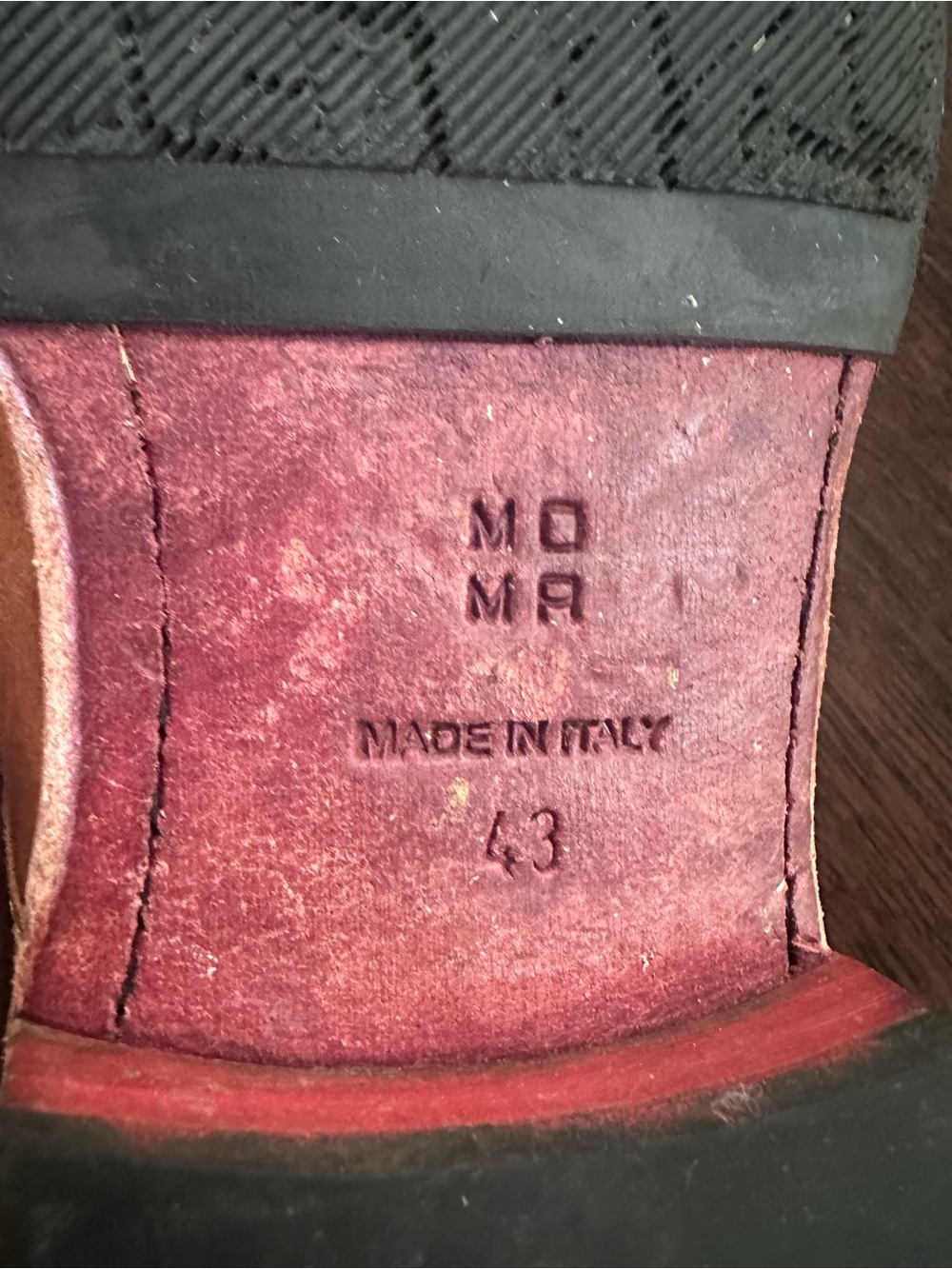 MOMA Italy Men's Brown Suede Lace Up Dress Shoes 43 10 - Picture 7 of 9